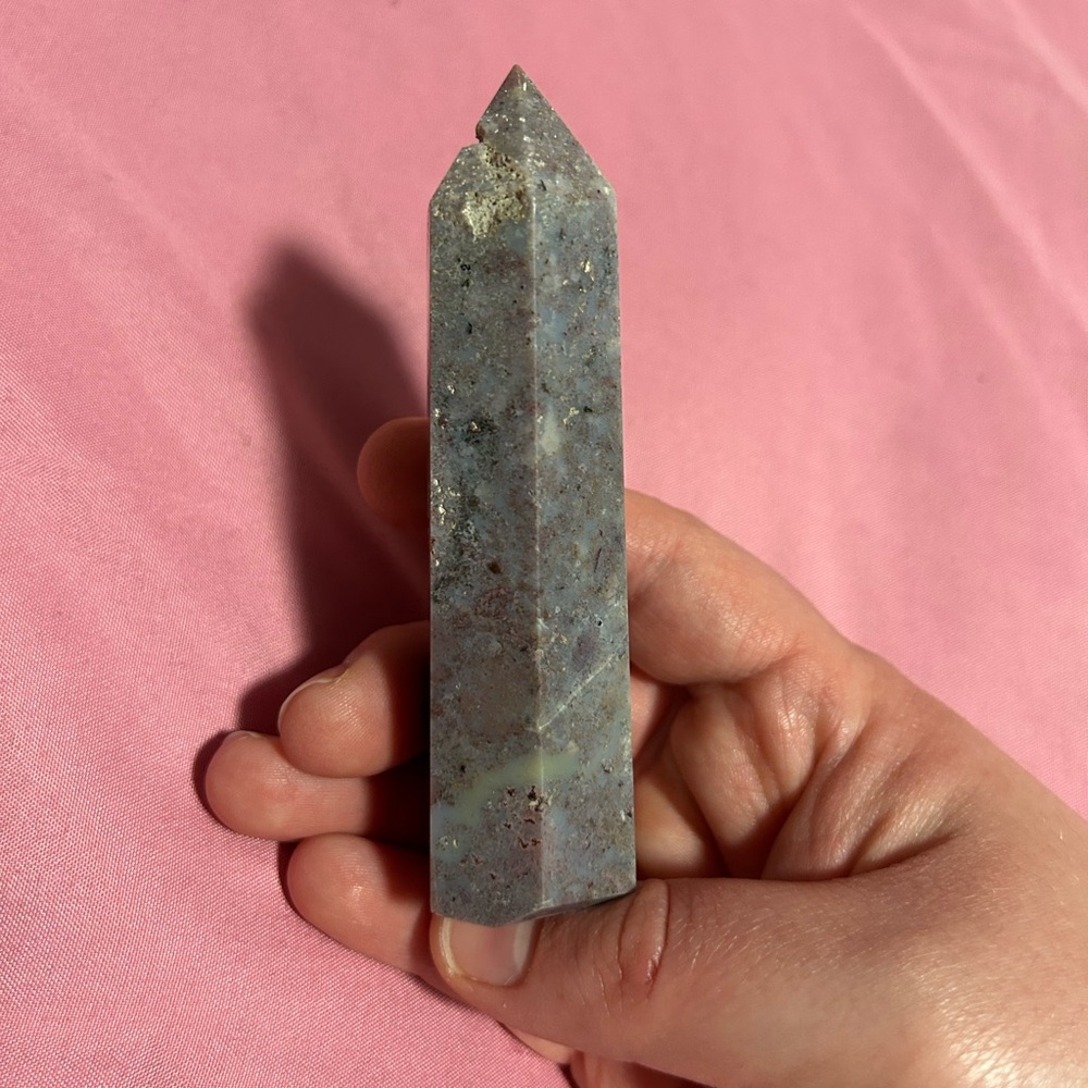 Ocean Jasper crystal Tower